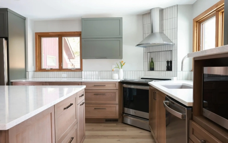 Oak Floor Kitchen Remodel