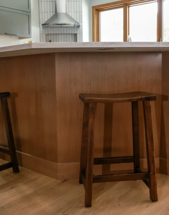 Kitchen Remodel Madison Wisconsin Cherry Cashew Island