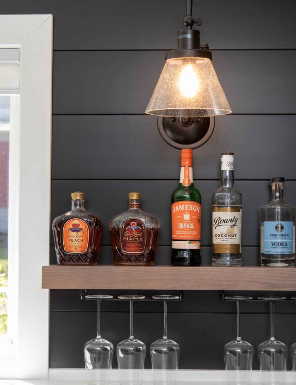 Basement Remodel Madison Bar Light Fixture