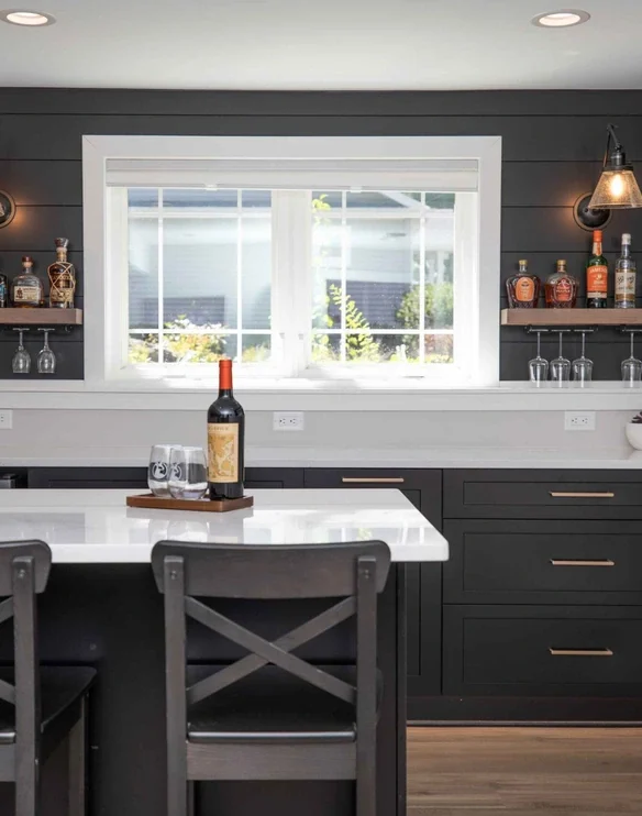 Basement Remodel Madison WI Shiplap