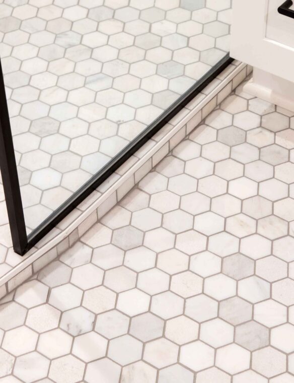 Bath Remodel Madison Emser Hex Tile