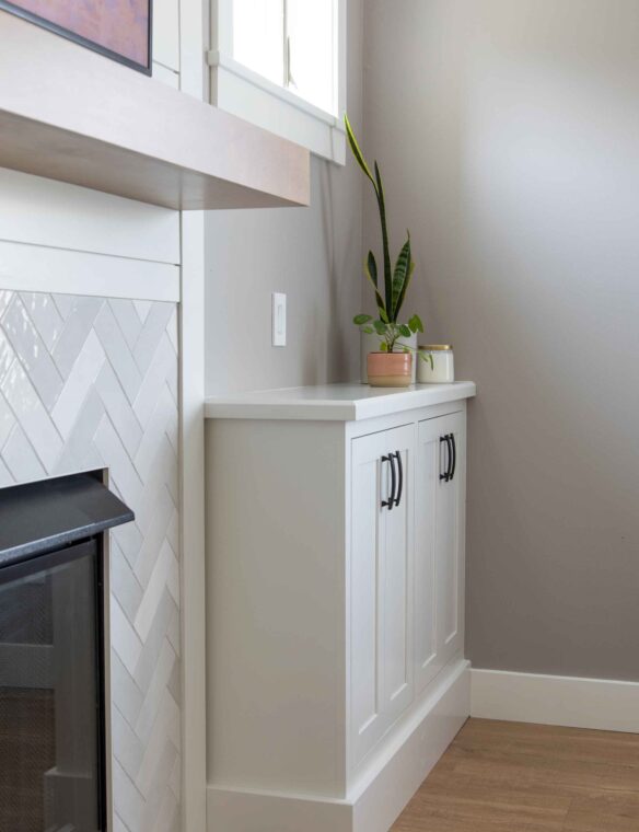 Living Room Remodel Madison WI Custom Cabinetry