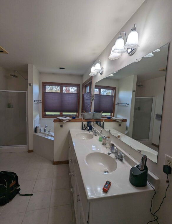 small bathroom renovation