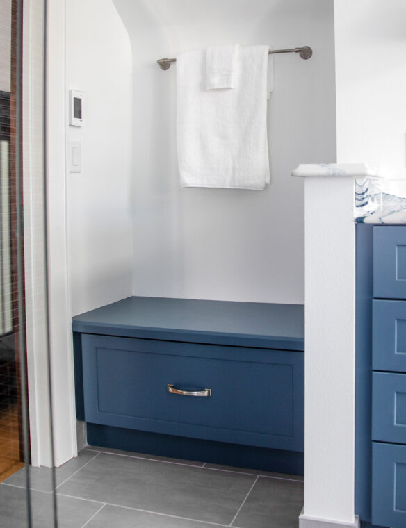 Bathroom Remodel Madison Showplace Cabinetry Bench