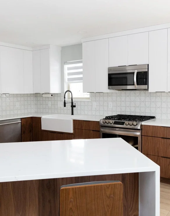 Kitchen Remodel Verona Walnut Matte Cabinetry
