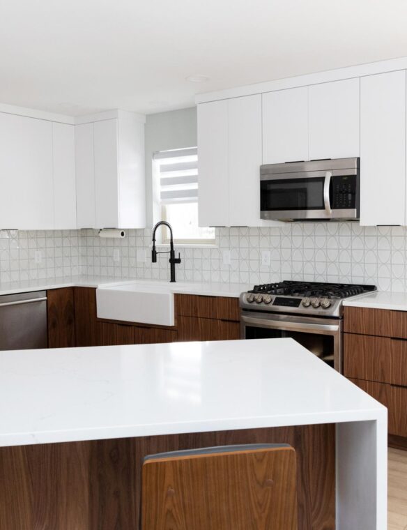 Kitchen Remodel Verona Walnut Matte Cabinetry