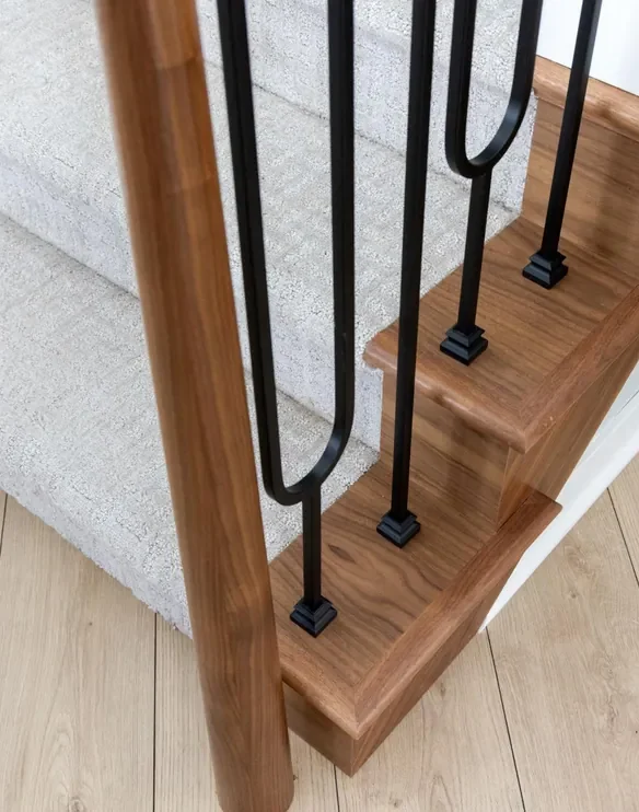 Main Level Remodel Verona Matte Black Rails