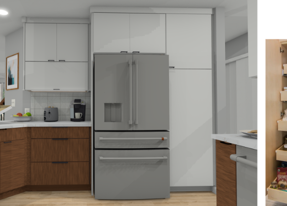 Kitchen Island Rendering