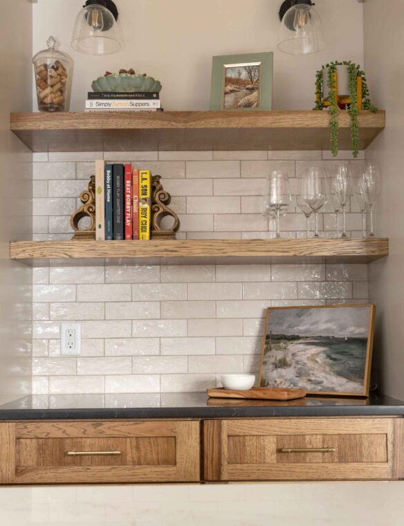 Kitchen Remodel Sun Prairie Floating Shelves