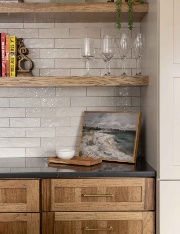 Kitchen Remodel Sun Prairie WI Open Shelving Design