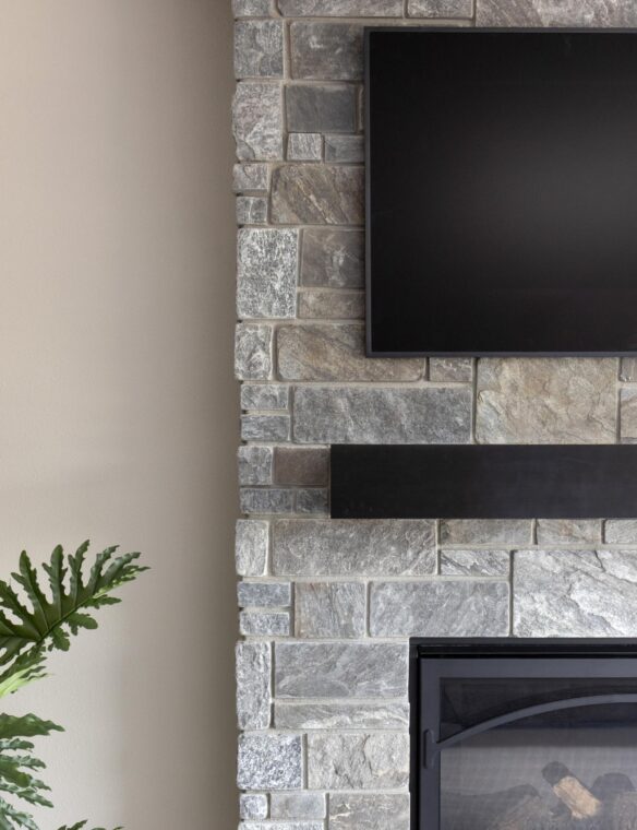Basement Remodel Waunakee Stone Work