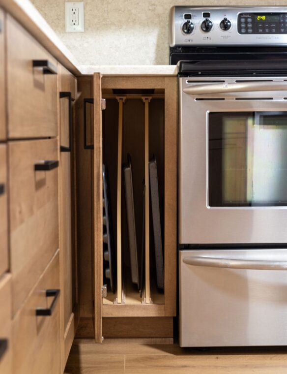 Kitchen Remodel Sun Prairie Cabinet Tray Divider