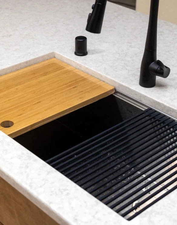 Kitchen Remodel Sun Prairie Kraus Kore Sink Accessories