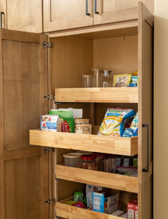 Kitchen Remodel Sun Prairie Pantry Roll-out Trays