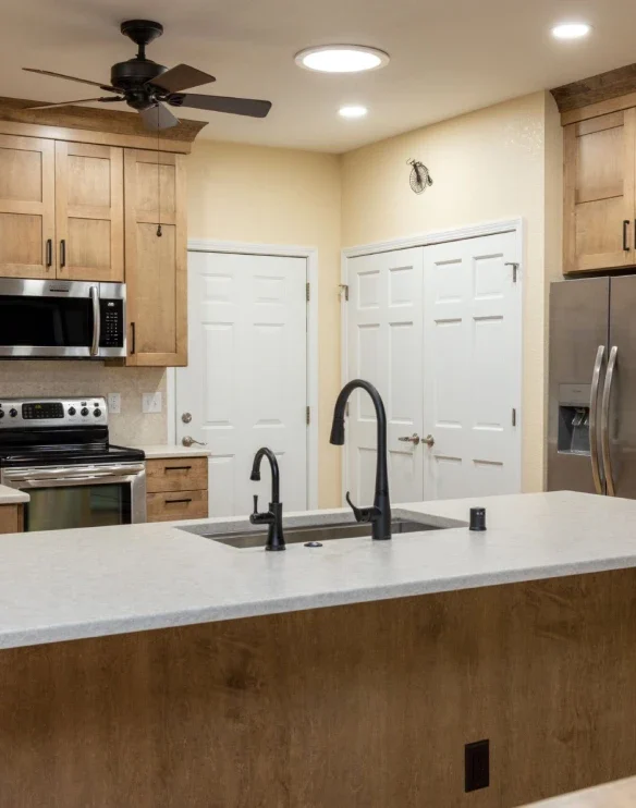 Kitchen Remodel Sun Prairie Showplace Maple Cashew Cabinetry