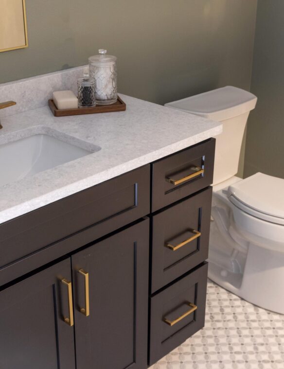 Basement Remodel DeForest Legend Cabinetry Vanity