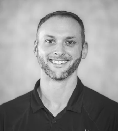 Black and White Potrait of Mike Hanna