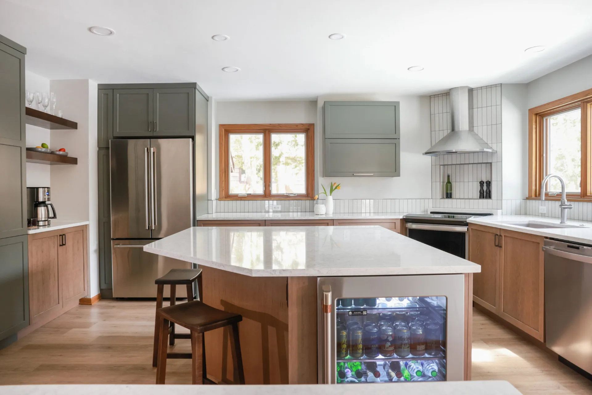 Kitchen Remodel Madison Wisconsin Two Toned