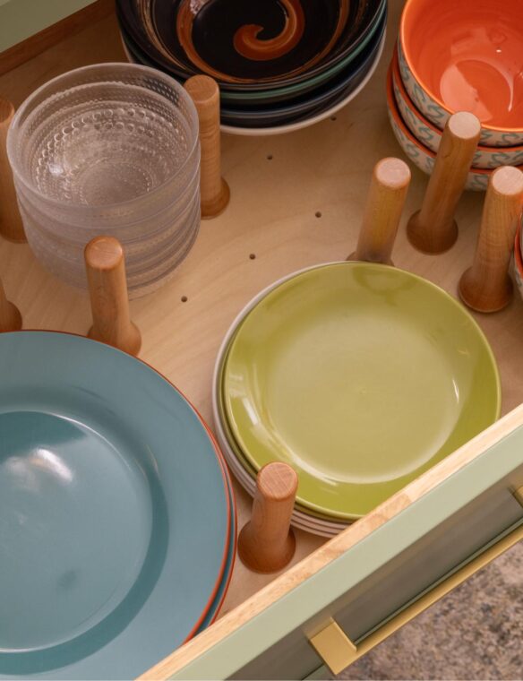 Kitchen Remodel Sun Prairie Showplace Drawer Plate Organizer