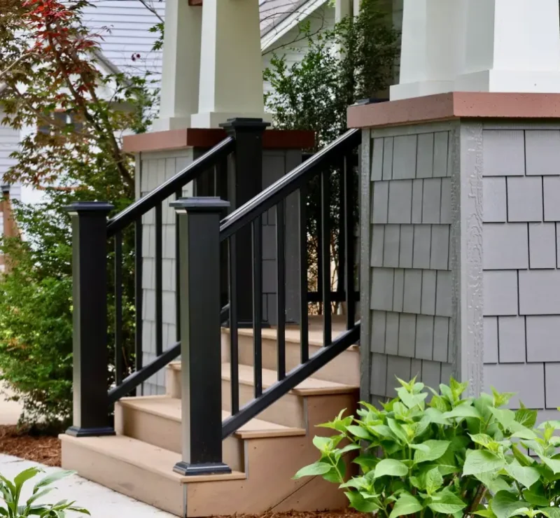 Porch Addition Madison Wisconsin Railing