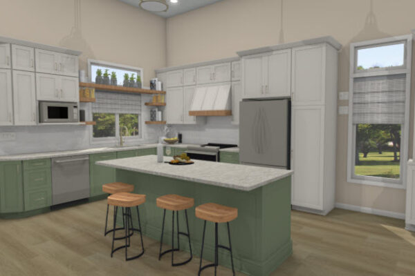 Sun Prairie Kitchen Renovation Rendering 1