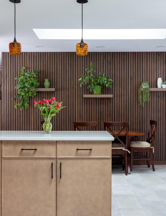 Madison WI Dining Room Feature Wall Design