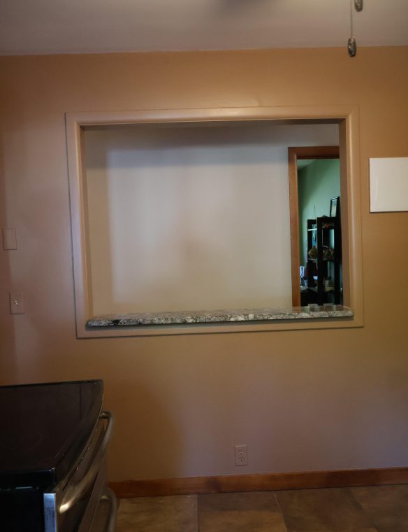 Opening Into Hallway removed