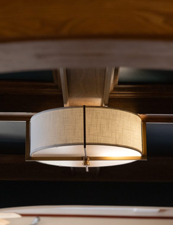 Coffered ceiling light madison remodel