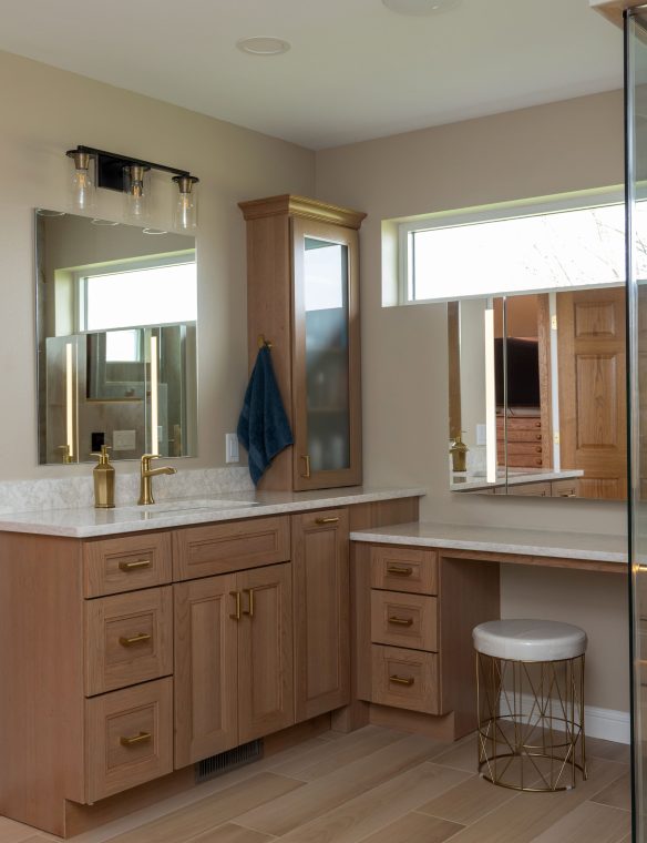 Madison Bathroom Remodel Corner Vanity View 12