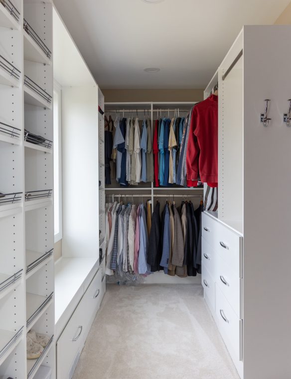 Madison Walk In Closet Remodel Built In Storage 17