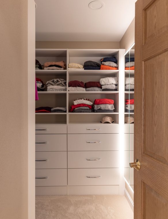 Madison Walk In Closet Remodel Custom Shelving 22
