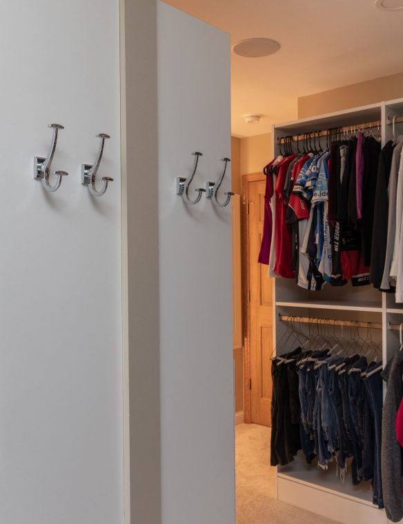 Madison Walk In Closet Remodel Hanging Storage 18