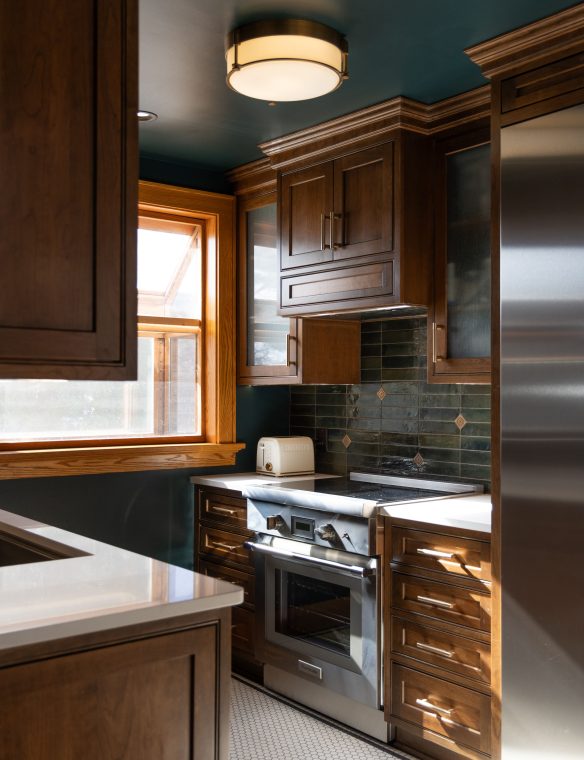Small High end kitchen remodel Madison