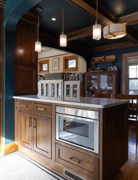 Undercabinet Microwave Madison WI Kitchen Remodel Sims